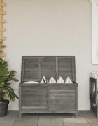 vidaXL Градинска ракла антрацит 99x495x585 см чам масив