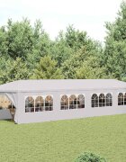vidaXL Градинска шатра 3x12 м бяла