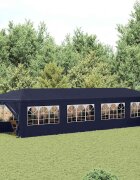 vidaXL Градинска шатра 3x12 м синя