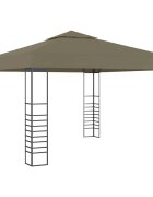 vidaXL Градинска шатра 3x3 м таупе 180 г/м²