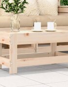 vidaXL Градинска табуретка 62x30x32 см борова дървесина масив