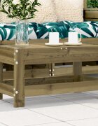 vidaXL Градинска табуретка 62x30x32 см импрегниран бор