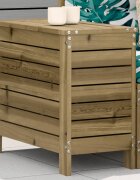 vidaXL Градинска табуретка 62x315x52 см импрегнирана борова дървесина