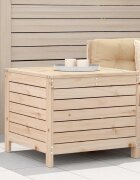 vidaXL Градинска табуретка 62x635x535 см борова дървесина масив
