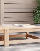 vidaXL Градинска табуретка 70x70x30 см бор масив