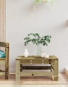 vidaXL Градинска табуретка импрегнирана борова дървесина