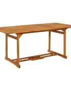 vidaXL Градинска трапезна маса 180x90x75 cм акациево дърво масив