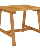 vidaXL Градинска трапезна маса 88x88x74 см акация масив