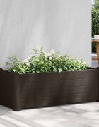 vidaXL Градинска висока леха PP мока 100x43x35 см
