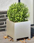 vidaXL Градински кашпи 2 бр 30x30x30 см неръждаема стомана