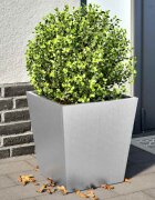 vidaXL Градински кашпи 2 бр 40x40x40 см поцинкована стомана