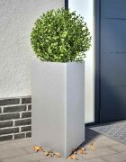 vidaXL Градински кашпи 2 бр триъгълна 50x43x75 см поцинкована стомана
