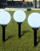 vidaXL Градински лампи за пътека 6 бр LED 20 см с анкер за земя