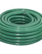 vidaXL Градински маркуч зелен 075" 50 м PVC