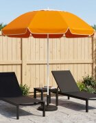 vidaXL Градински парасол 240 cm 170T полиестер Оранжево