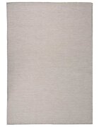 vidaXL Градински плоскотъкан килим 140x200 см светлосив