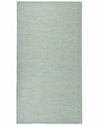 vidaXL Градински плоскотъкан килим 140x200 см тюркоазен
