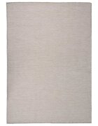 vidaXL Градински плоскотъкан килим 160x230 см светлосив