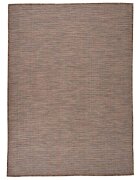 vidaXL Градински плоскотъкан килим 200x280 см кафяв
