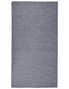 vidaXL Градински плоскотъкан килим 80x150 см син