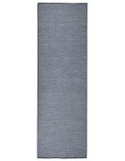 vidaXL Градински плоскотъкан килим 80x250 см син