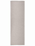 vidaXL Градински плоскотъкан килим 80x250 см светлосив