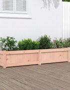 vidaXL Градински сандък 150x31x31 см дугласко дърво масив