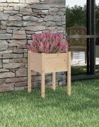 vidaXL Градински сандък 50x50x70 см борово дърво масив