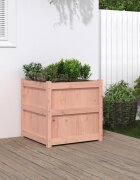vidaXL Градински сандък 60x60x60 см дугласко дърво масив
