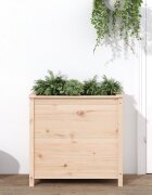 vidaXL Градински сандък 825x40x78 см масивна борова дървесина