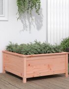 vidaXL Градински сандък 825x825x39 см дугласко дърво масив
