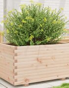 vidaXL Градински сандък 90x60x495 см бор масив