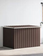 vidaXL Градински сандък за съхранение кафяв 171x99x93 см