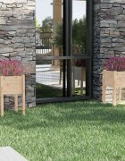 vidaXL Градински сандъци 2 бр 40x40x70 см борово дърво масив