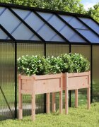 vidaXL Градински сандъци с крака 2 бр дугласко дърво масив