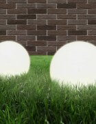 vidaXL Градински сфери за LED лампи 2 бр 30 см PMMA