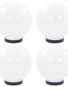vidaXL Градински сфери за LED лампи 4 бр 20 см PMMA