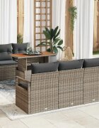 vidaXL Градински Софа Комплект 6 бр. 5-Брой места Сив