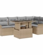 vidaXL Градински Софа Комплект 6 бр. Бежово