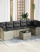 vidaXL Градински Софа Комплект 8 бр. 7-Брой места