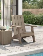 vidaXL Градински стол Адирондак светлокафяв 75x885x895 см PP