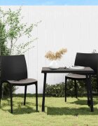 vidaXL Градински столове 2 бр антрацит 50x46x80 см полипропилен