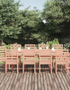 vidaXL Градински трапезен комплект от 11 части дугласко дърво масив