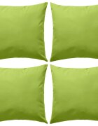vidaXL Градински възглавници 4 бр 45x45 см ябълково зелени