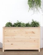 vidaXL Градинско повдигнато легло 1195x40x78 см бор масив