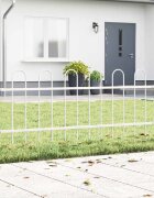 vidaXL Градска ограда BOXTEL 3 бр. 51 x 06 м Бяло