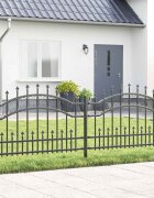 vidaXL Градска ограда KAMPEN 240 x 118 см Прахово покритие стомана
