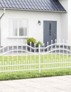 vidaXL Градска ограда KAMPEN 240 x 118 см Прахово покритие стомана