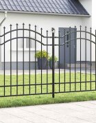 vidaXL Градска ограда WOERDEN 240 х 165 см Прахово покритие стомана