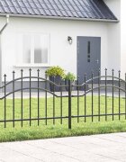 vidaXL Градска ограда WOERDEN 240 x 115 cm Прахово покритие стомана